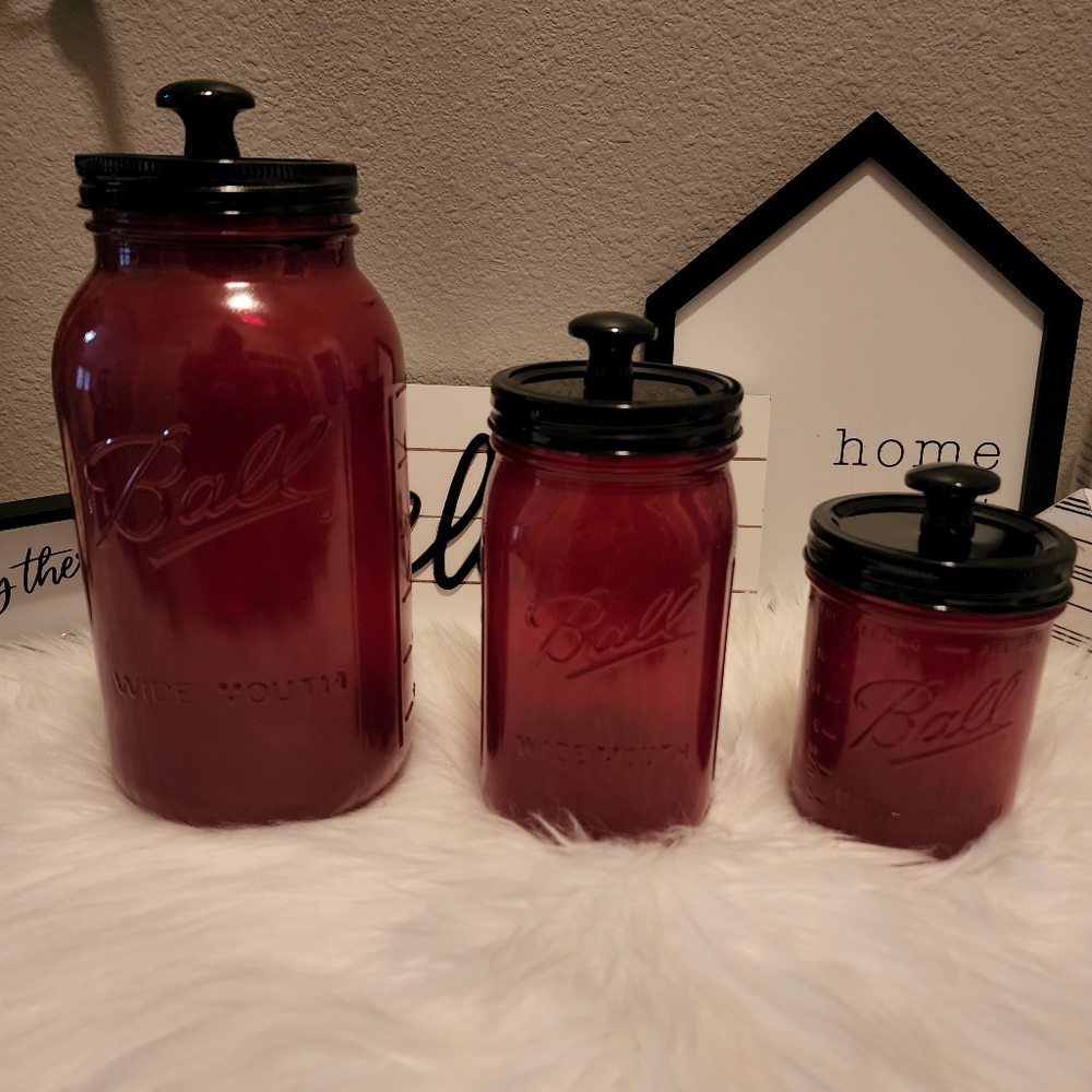New Kitchen Mason Jar Decor